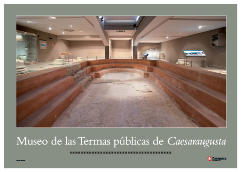 Cartel Museo de las Termas de Caesaraugusta