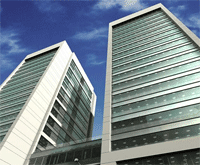 Fachada del Centro de Congresos World Trade Center