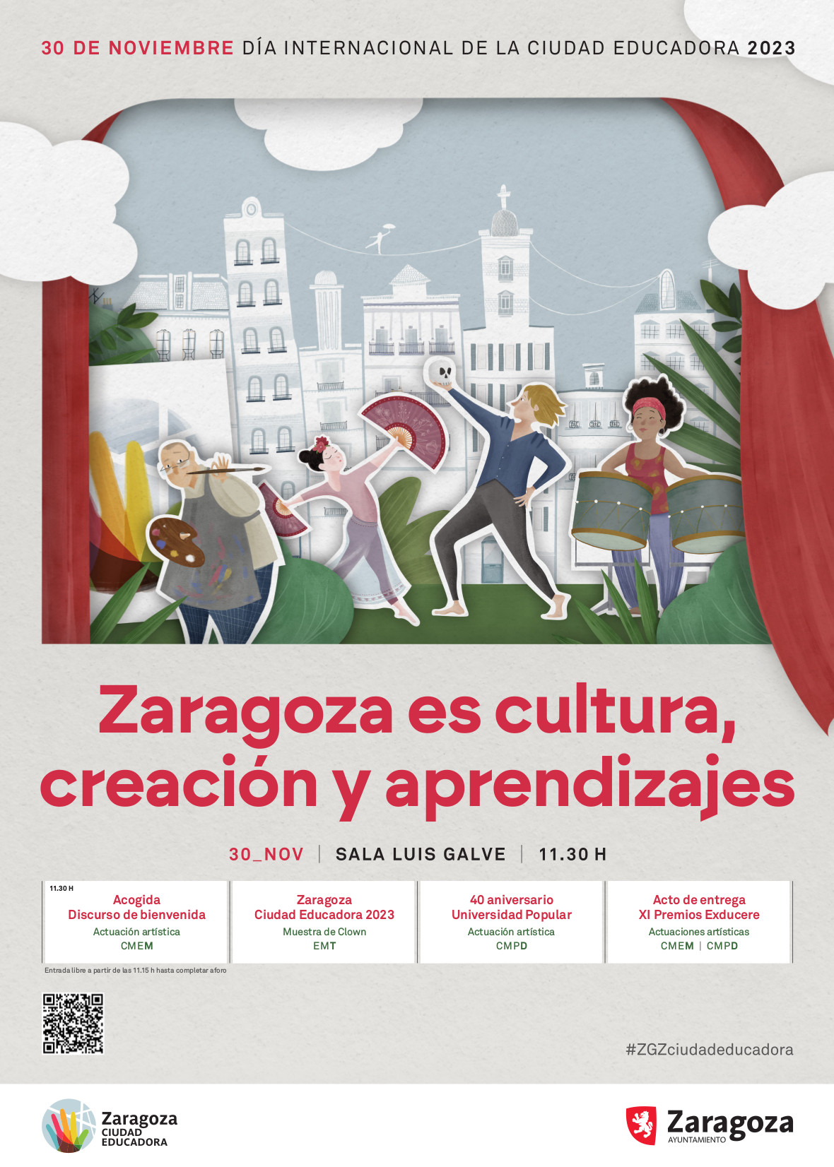 Cartel Ciudad Educadora 2023