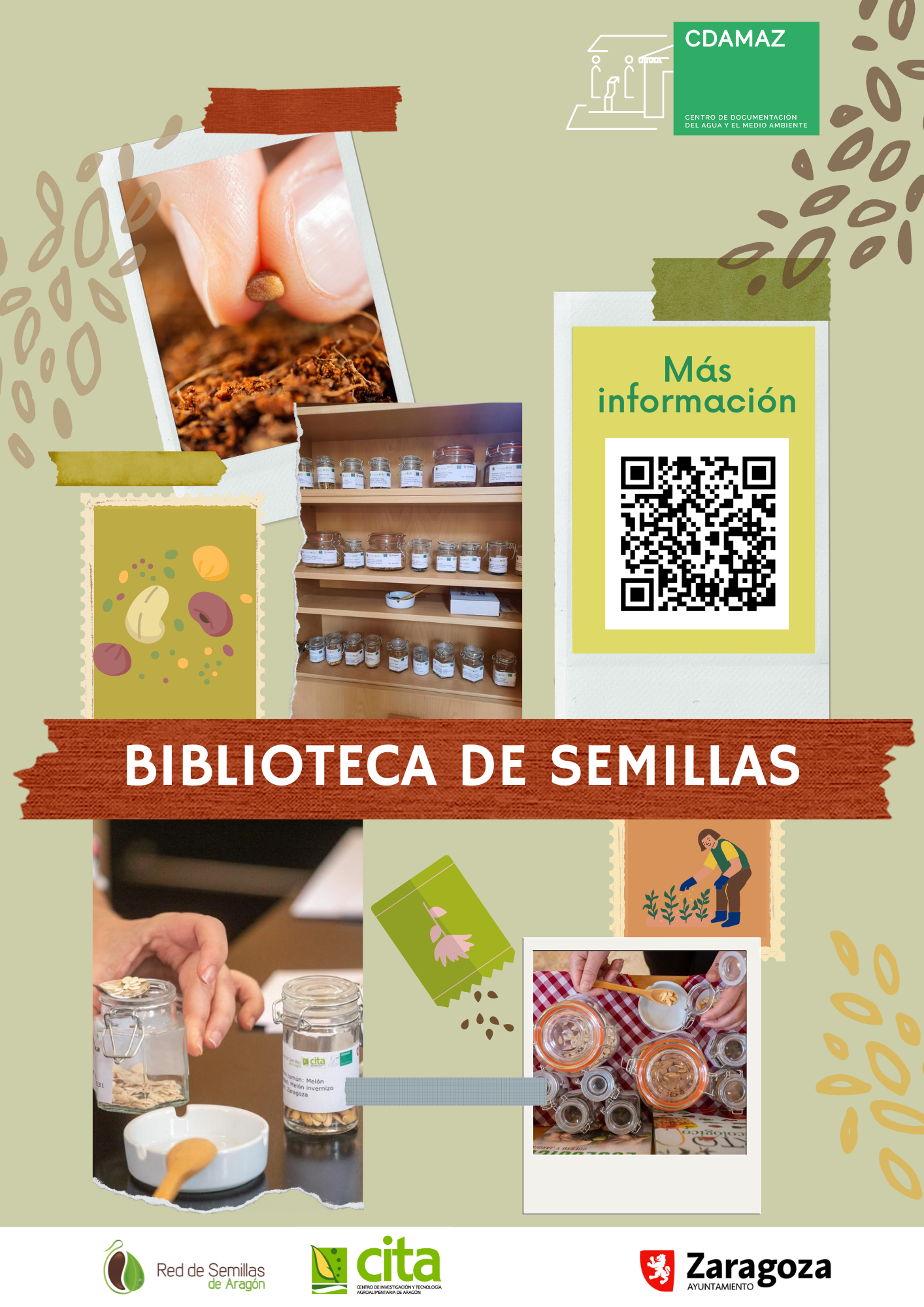 Cartel Biblioteca Semillas
