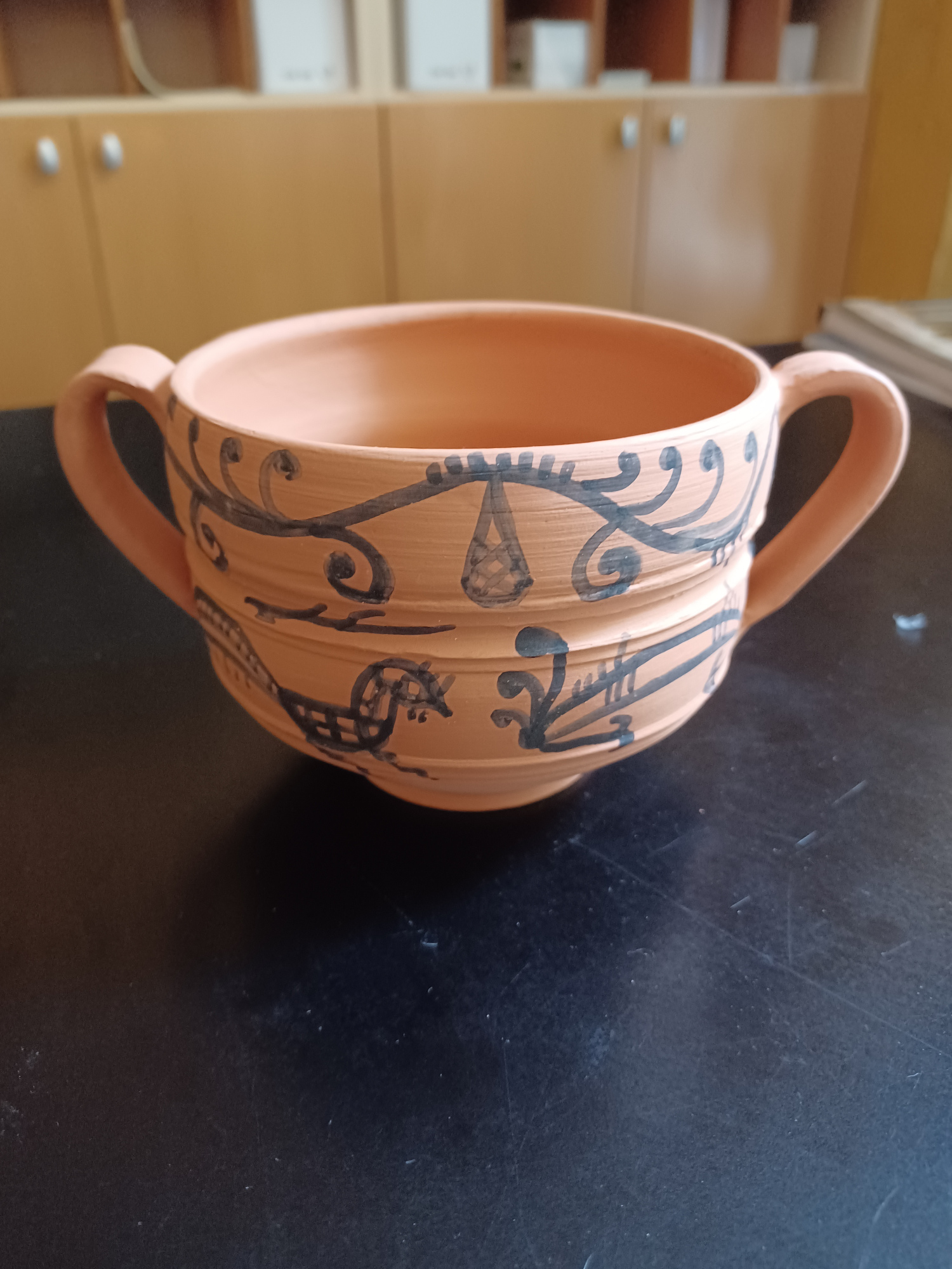 Vaso cerámica pintado