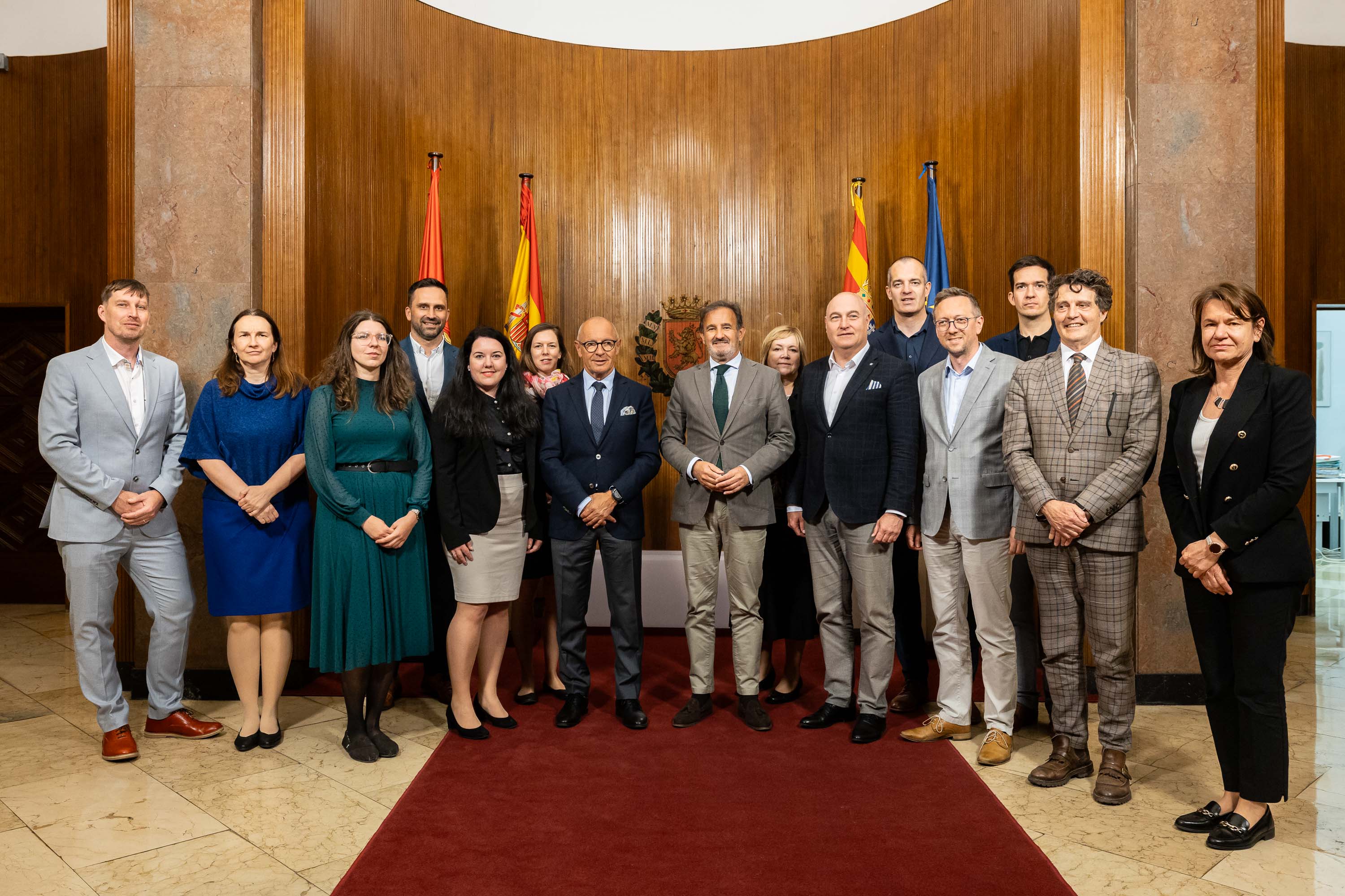 Delegación de Zlín visita el Ayuntamiento de Zaragoza