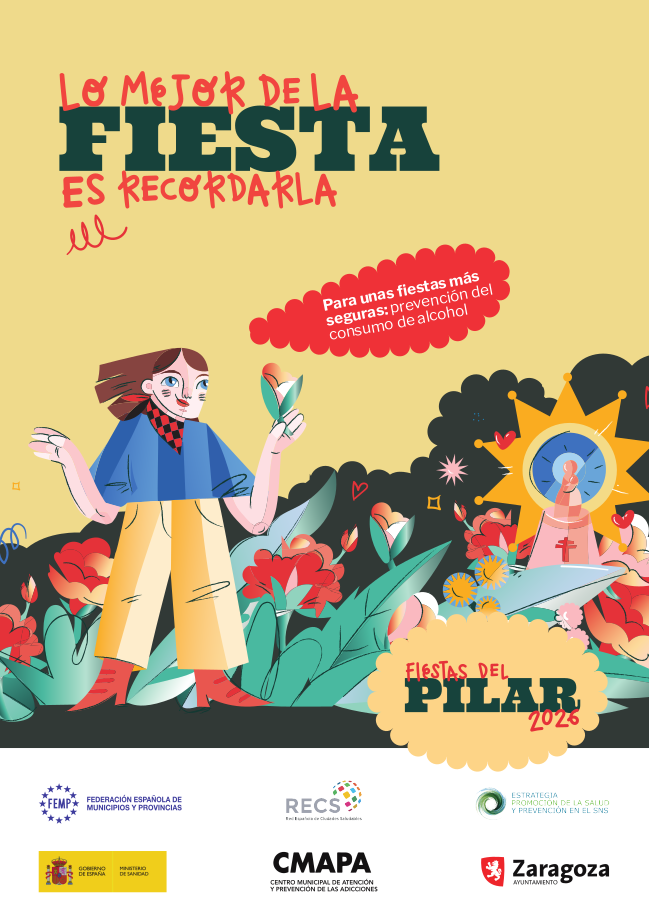 Cartel Campaña "LO MEJOR DE LA FIESTA ES RECORDARLA"