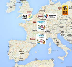 mapa ferias europa