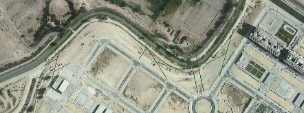 Imagen Plano sobre la propuesta B. Rampas y Escaleras de Conexión con el Canal Imperial