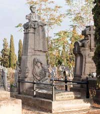 Sepultura de Jaime Ballesteros Herrerín