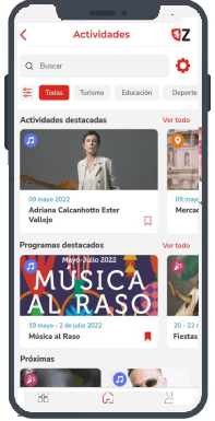 carrusel con fechas y guardar