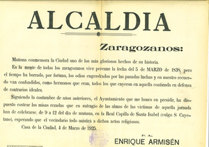 Mañana conmemora la Ciudad uno de los mas gloriosos hechos de su historia.