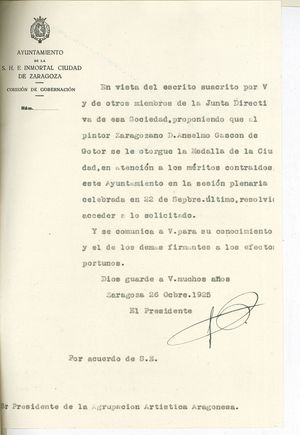 	Pintor Anselmo Gascón de Gotor